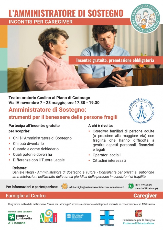 L’AMMINISTRATORE DI SOSTEGNO